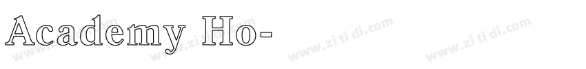 Academy Ho字体转换